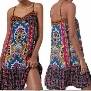 ANTHROPOLOGIE ‘Zadie’ Velvet Mini babydoll Dress Size Small 👗 🌹🌹